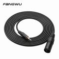 3 Pin XLR Female to AUX 3.5mm Speaker Microphone Balanced Audio Cable